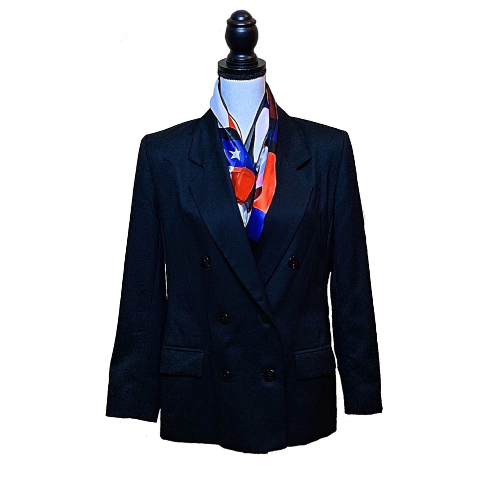 Vintage Pendleton Double-Breasted Black Blazer